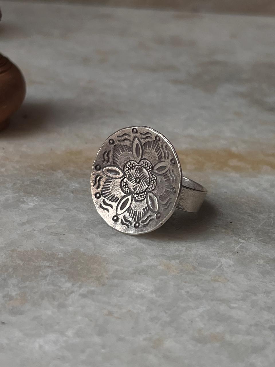 Chand Tribal Handcrafted 925 Sterling Silver Ring