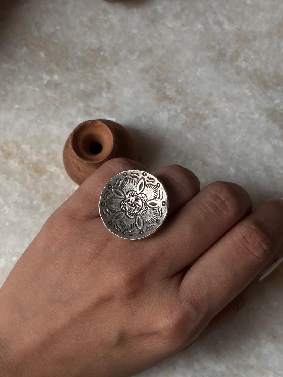 Chand Tribal Handcrafted 925 Sterling Silver Ring