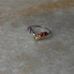 Seven Chakra V 925 Sterling Silver Ring