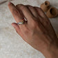 Seven Chakra V 925 Sterling Silver Ring
