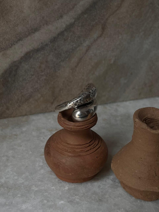 Chunky Drops 925 Sterling Silver Ring