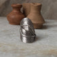 Bohemian Imported Handcrafted Leaf Wrap Adjustable 925 Sterling Silver Ring