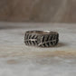 Forest Fern Band 925 Sterling Silver Ring