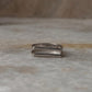 Double Square Stackable 925 Sterling Silver Ring