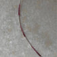 Pink Tourmaline Dark Shade & Silver 2mm Beads Handcrafted 925 Sterling Silver Bracelet