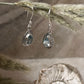 Blue Topaz Boho Hanging 925 Sterling Silver Earrings