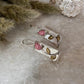 Rhodochrosite Flower 925 Sterling Silver Earrings