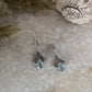 Aqua Chalcedony Pear Cut & Blue Topaz Stone 925 Sterling Silver Earrings