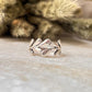 Molten Leaf 925 Sterling Silver Ring