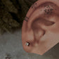 North Star Moonstone Studs 925 Sterling Silver Earrings