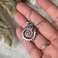 Spiral Sun 925 Sterling Silver Pendant