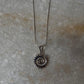Spiral Sun 925 Sterling Silver Pendant