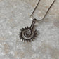 Spiral Sun 925 Sterling Silver Pendant