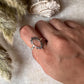 Tribal Rawa Almond 925 Sterling Silver Ring