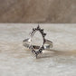 Tribal Rawa Almond 925 Sterling Silver Ring
