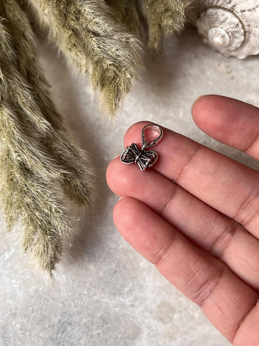 Small Shiva Damru 925 Sterling Silver Pendant