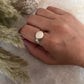 Plain Round Signet 925 Sterling Silver Ring
