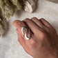 S Sculpture Abstract 925 Sterling Silver Ring