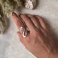 S Sculpture Abstract 925 Sterling Silver Ring