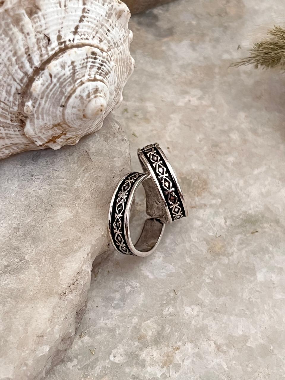 Tribal toe ring in 925 sterling silver  