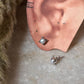 Fresh Water Pearl Boho Rawa Round Studs 925 Sterling Silver Earrings