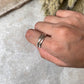  Minimalist sterling silver triple rolling band jewelry
