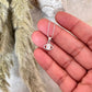 Moonstone Tiny Evil Eye 925 Sterling Silver Necklace