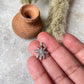  Elegant hemp and yin yang design sterling silver pendant