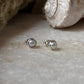 Fresh Water Pearl Plain Round Studs 925 Sterling Silver Earrings
