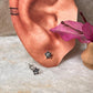 Star White Cz Stone Studs 925 Sterling Silver Earrings