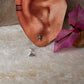 Rawa White Cz Stone Studs 925 Sterling Silver Earrings