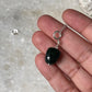 Green aventurine dark tumble crystal 925 sterling silver pendant  