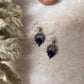 Lapis Boho Crown 925 Sterling Silver Earrings