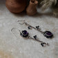 Amethyst Forest Enchantments Mix Match 925 Sterling Silver Earrings