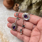 Amethyst Forest Enchantments Mix Match 925 Sterling Silver Earrings