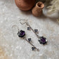 Amethyst Forest Enchantments Mix Match 925 Sterling Silver Earrings