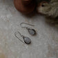 Moonstone Pear Boho Hook 925 Sterling Silver Earrings