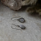 Moonstone Pear Boho Hook 925 Sterling Silver Earrings