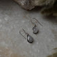 Moonstone Pear Boho Hook 925 Sterling Silver Earrings