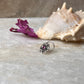 Tribal Rawa Pink Cz Stone Wired Back 925 Sterling Silver Nose pin