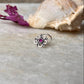Tribal Rawa Pink Cz Stone Wired Back 925 Sterling Silver Nose pin