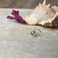 Tribal Rawa White Cz Stone Wired Back 925 Sterling Silver Nose pin