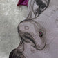 Tribal Rawa Pink Cz Stone Wired Back 925 Sterling Silver Nose pin