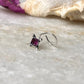 Tribal Rawa Pink Cz Stone Wired Back 925 Sterling Silver Nose pin