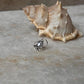 Tribal Rawa White Cz Stone Wired Back 925 Sterling Silver Nose pin