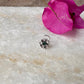 Tribal Rawa Green Cz Stone Wired Back 925 Sterling Silver Nose pin