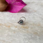 Tribal Rawa Green Cz Stone Wired Back 925 Sterling Silver Nose pin