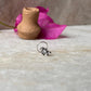 Tribal Rawa White Cz Stone Wired Back 925 Sterling Silver Nose pin