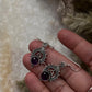 Amethyst Boho Rawa Hook 925 Sterling Silver Earrings