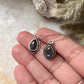 Labradorite pear boho hook 925 sterling silver earrings  
